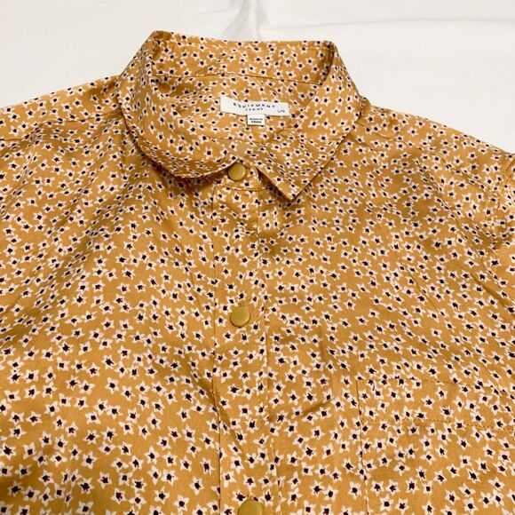 Equipment Femme sz L Leema button down shirt floral satin blouse - Picture 3 of 8